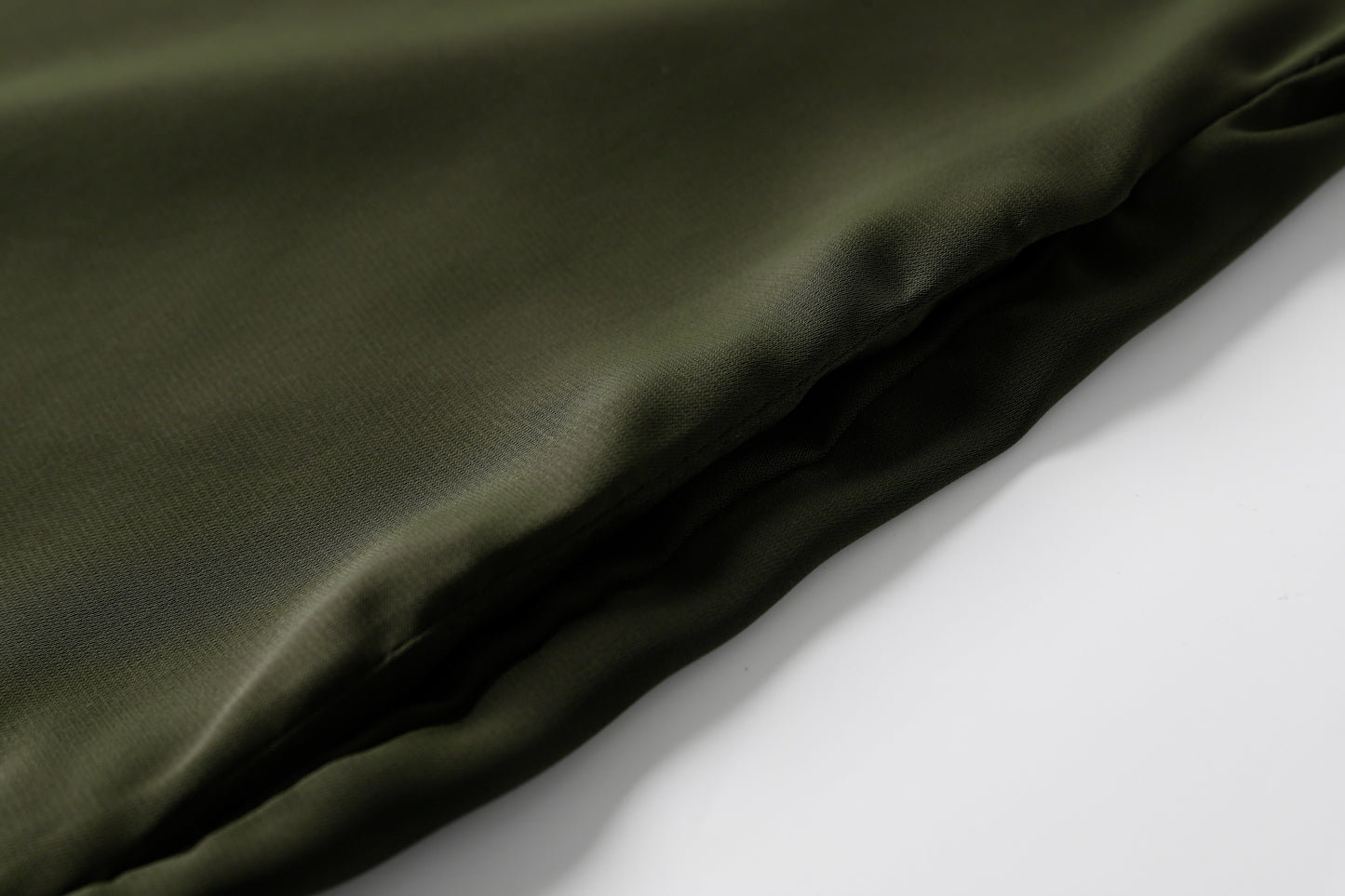 Qamis - Emirati Kaki avec broderie poitrine